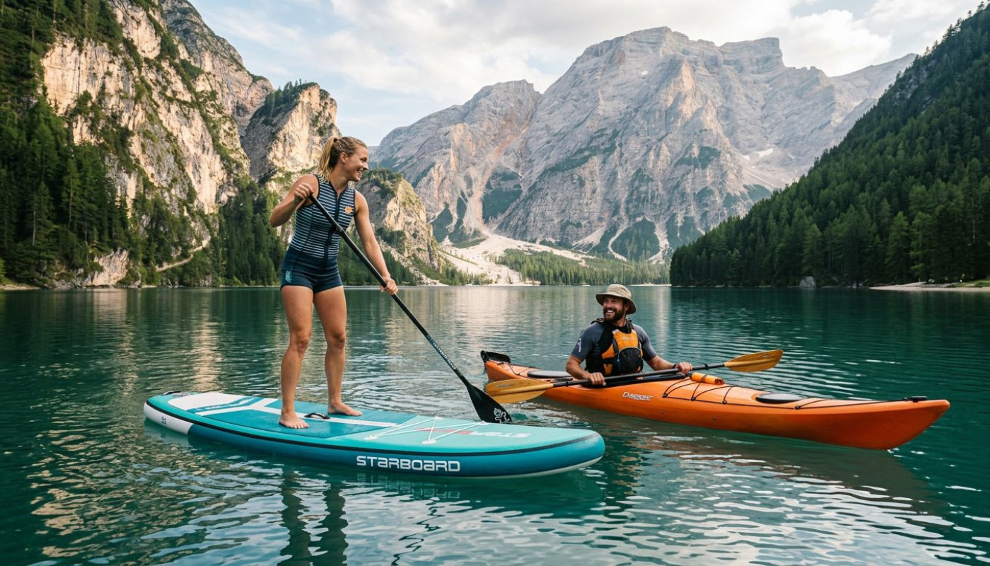 Quando il sup incontra il kayak: differenze che non immagini